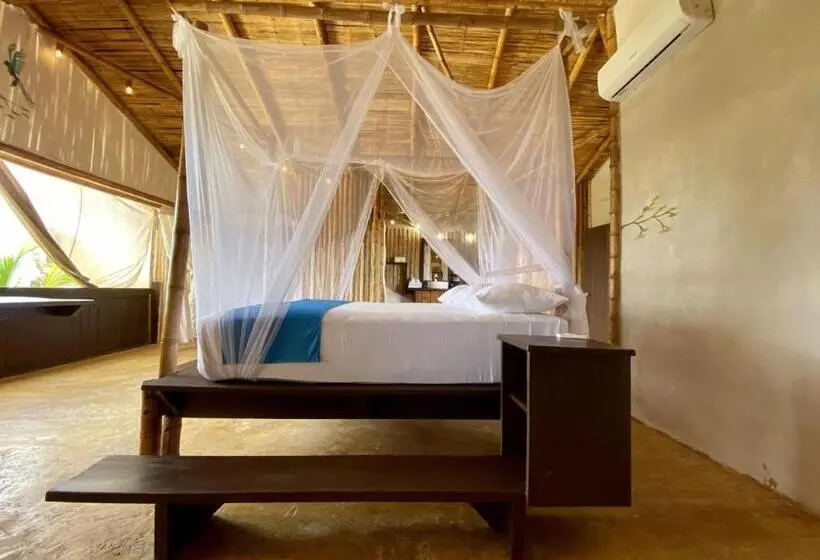 デラックスルーム, Eco Cabañas Bluekay