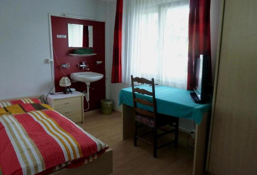اتاق استاندارد یک تخته با سرویس بهداشتی مشترک, Backpackers Gasthaus Post