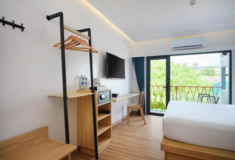 스탠다드 룸 킹사이즈 침대, Lub D Koh Samui Chaweng Beach Beachfront & Vibrant Social Vibe