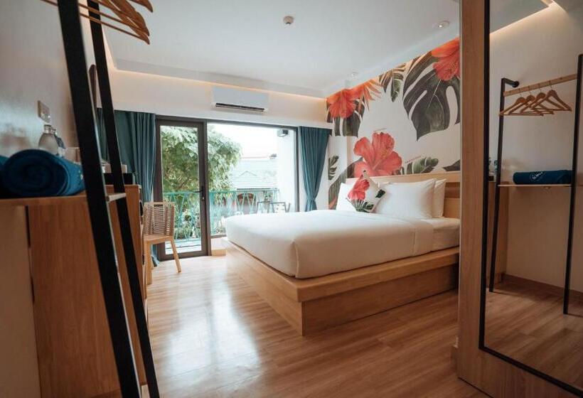 스탠다드 룸 킹사이즈 침대, Lub D Koh Samui Chaweng Beach Beachfront & Vibrant Social Vibe