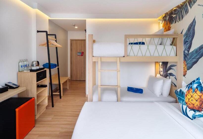 패밀리 룸, Lub D Koh Samui Chaweng Beach Beachfront & Vibrant Social Vibe
