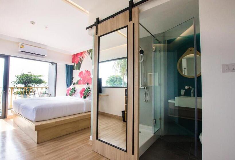 디럭스 룸 바다 전망, Lub D Koh Samui Chaweng Beach Beachfront & Vibrant Social Vibe