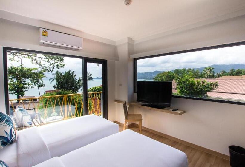 디럭스 룸 바다 전망, Lub D Koh Samui Chaweng Beach Beachfront & Vibrant Social Vibe