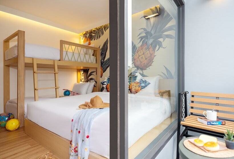 패밀리 룸, Lub D Koh Samui Chaweng Beach Beachfront & Vibrant Social Vibe