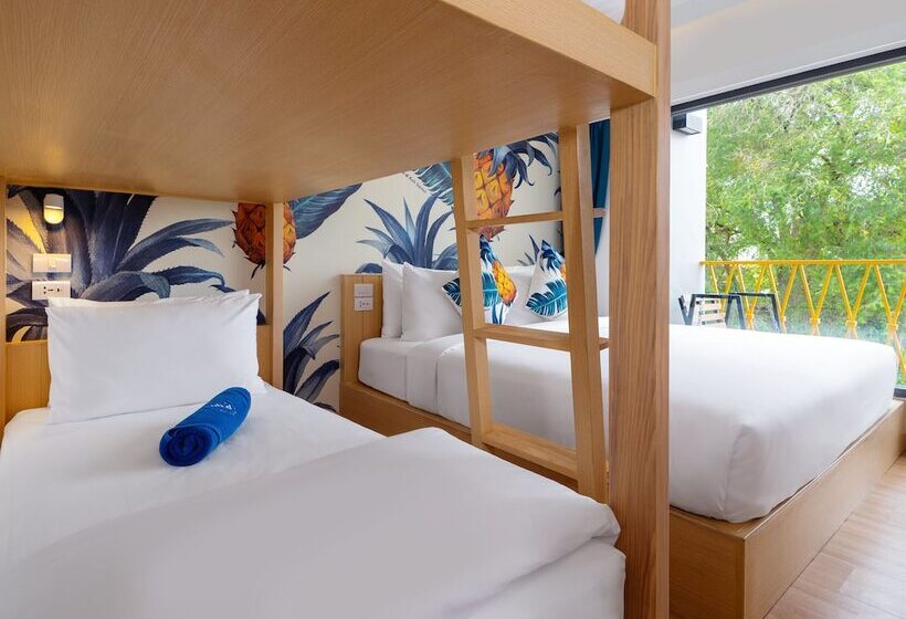 패밀리 룸, Lub D Koh Samui Chaweng Beach Beachfront & Vibrant Social Vibe