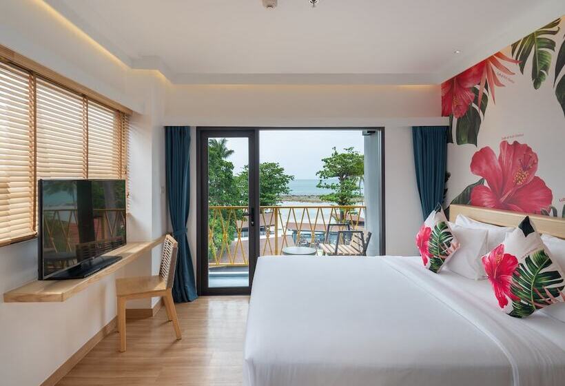 디럭스 룸 바다 전망, Lub D Koh Samui Chaweng Beach Beachfront & Vibrant Social Vibe