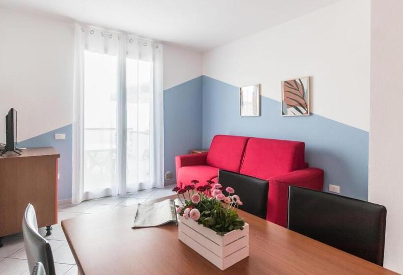آپارتمان 1 خوابه با چشم‌انداز دریا, Residence Il Poggio