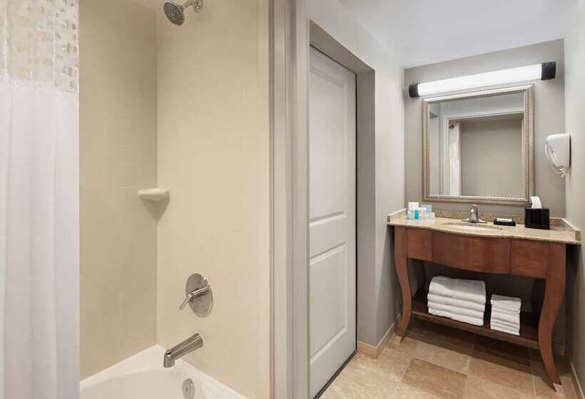 غرفة قياسية لذوى الاحتياجات الخاصة, Hampton Inn & Suites Teaneck Glenpointe