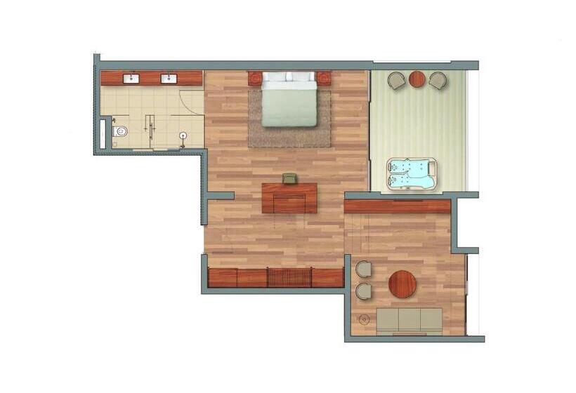 ハイドロマッサージバス付きスイート, Le Grand Galle