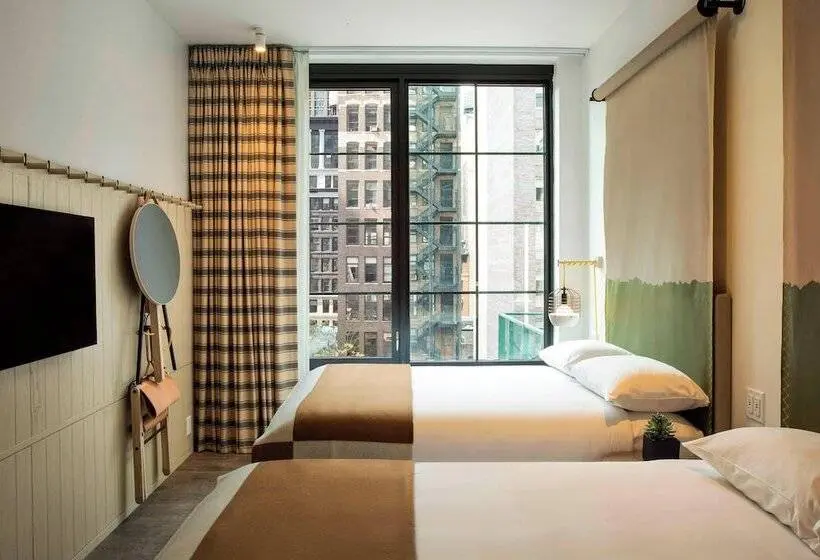 اتاق استاندارد با 2 تخت دوبل, Moxy Nyc Chelsea