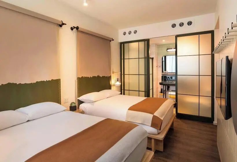اتاق استاندارد با 2 تخت دوبل, Moxy Nyc Chelsea