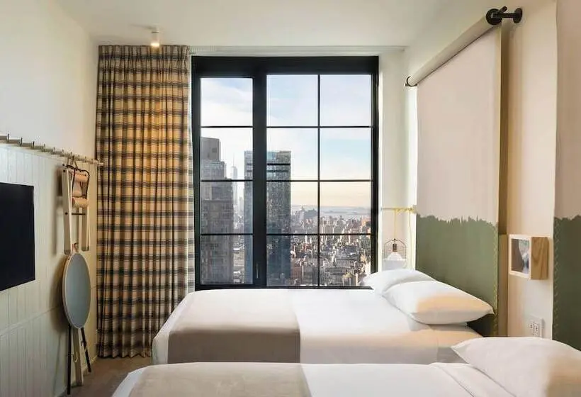 اتاق استاندارد با 2 تخت دوبل, Moxy Nyc Chelsea