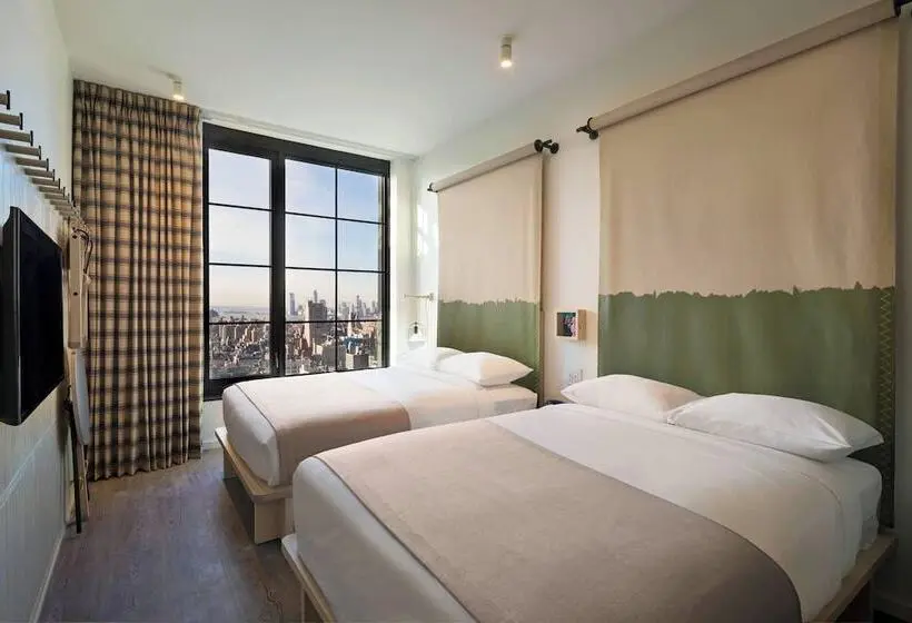 اتاق استاندارد با 2 تخت دوبل, Moxy Nyc Chelsea