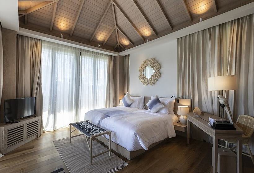 וילה עם חדר שינה אחד ובריכת שחיה, Cape Fahn Hotel Samui