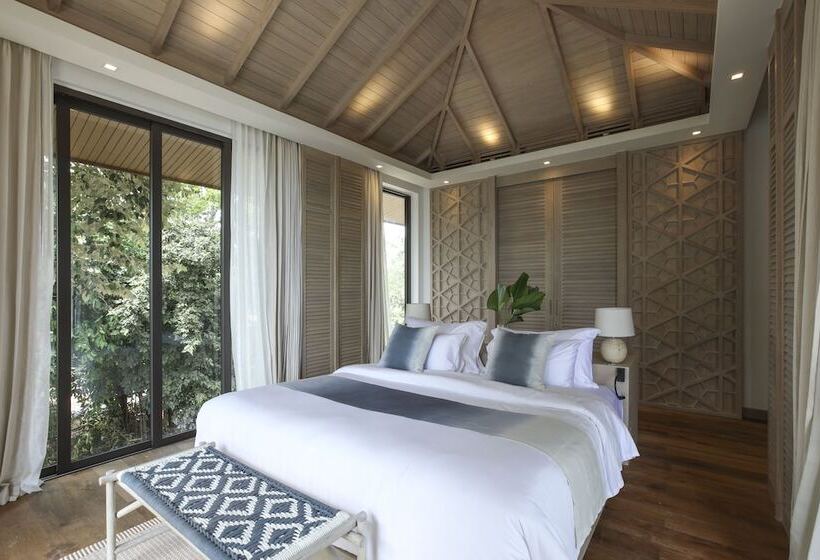 וילה עם חדר שינה אחד ובריכת שחיה, Cape Fahn Hotel Samui