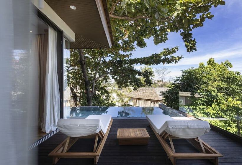 빌라 1 베드룸 - 수영장, Cape Fahn Hotel Samui