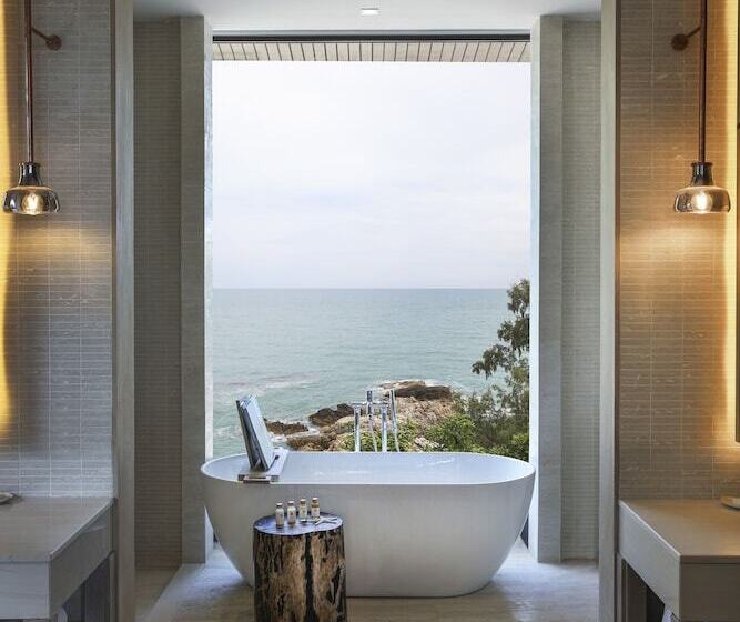 וילת חדר שינה 1 עם נוף לים, Cape Fahn Hotel Samui