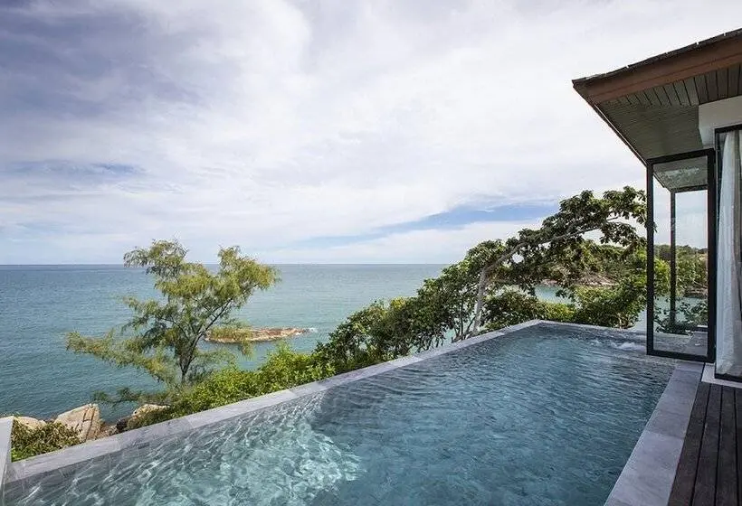 オーシャンビューの１ベッドルームビラ, Cape Fahn Hotel Samui