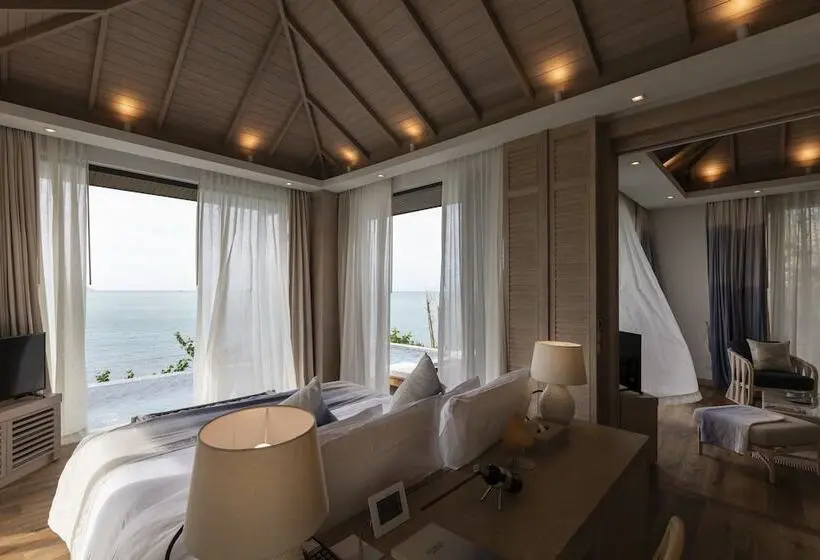 オーシャンビューの１ベッドルームビラ, Cape Fahn Hotel Samui