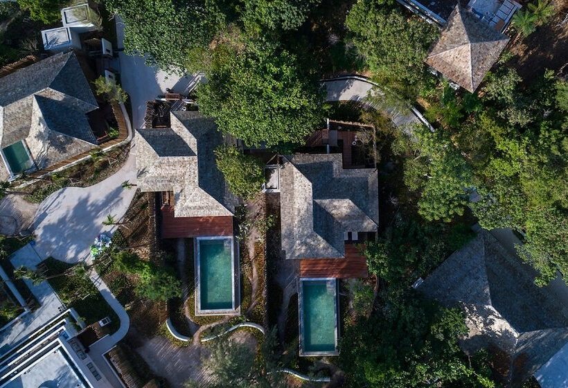 וילה עם חדר שינה אחד ובריכת שחיה, Cape Fahn Hotel Samui