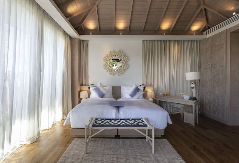 וילה עם חדר שינה אחד ובריכת שחיה, Cape Fahn Hotel Samui