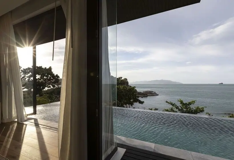 オーシャンビューの１ベッドルームビラ, Cape Fahn Hotel Samui