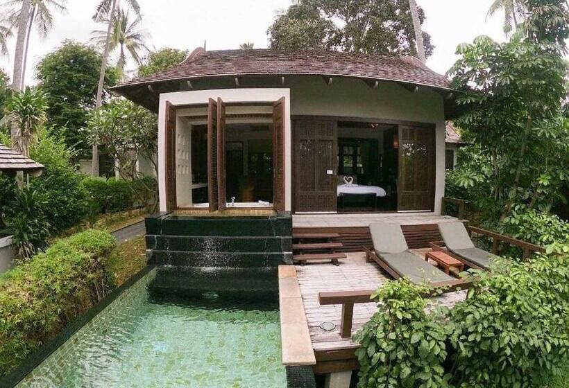 1침실 디럭스 빌라 바다전망, Bhundhari Resort & Villas Samui