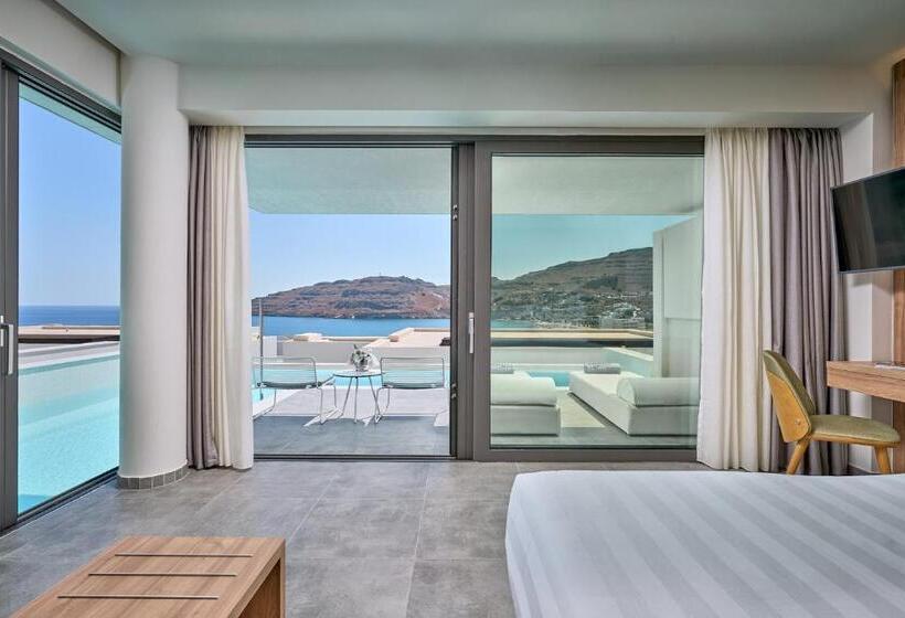 سوییت جونیور لوکس با چشم‌انداز دریا, Lindos Grand Resort & Spa   Adults Only