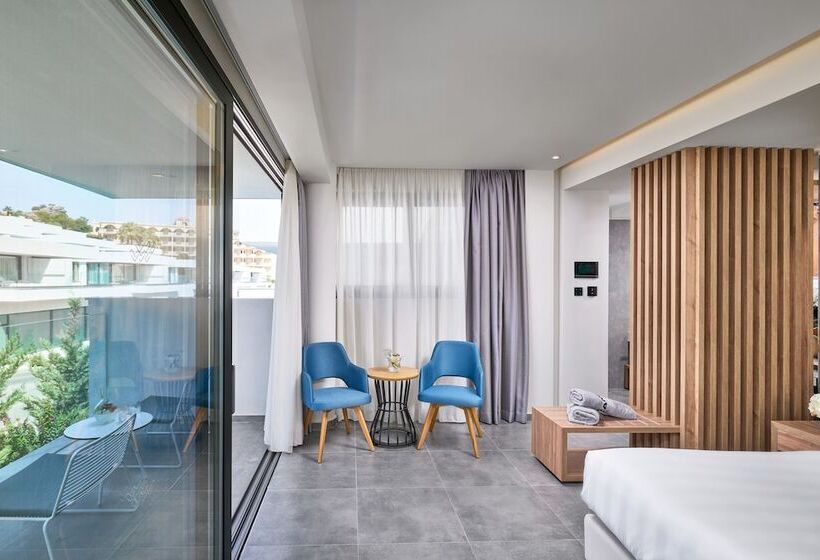 חדר דלוקס נוף לגינה, Lindos Grand Resort & Spa   Adults Only