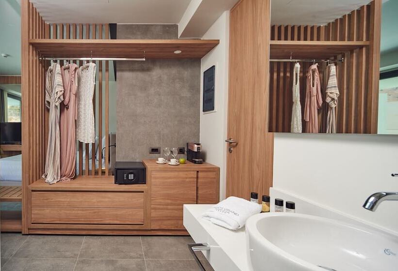 חדר דלוקס נוף לגינה, Lindos Grand Resort & Spa   Adults Only