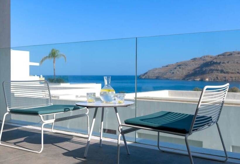 חדר דלוקס נוף לים, Lindos Grand Resort & Spa   Adults Only