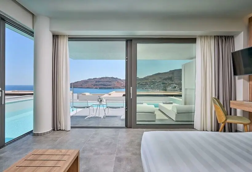 オーシャンビューデラックスルーム, Lindos Grand Resort & Spa   Adults Only