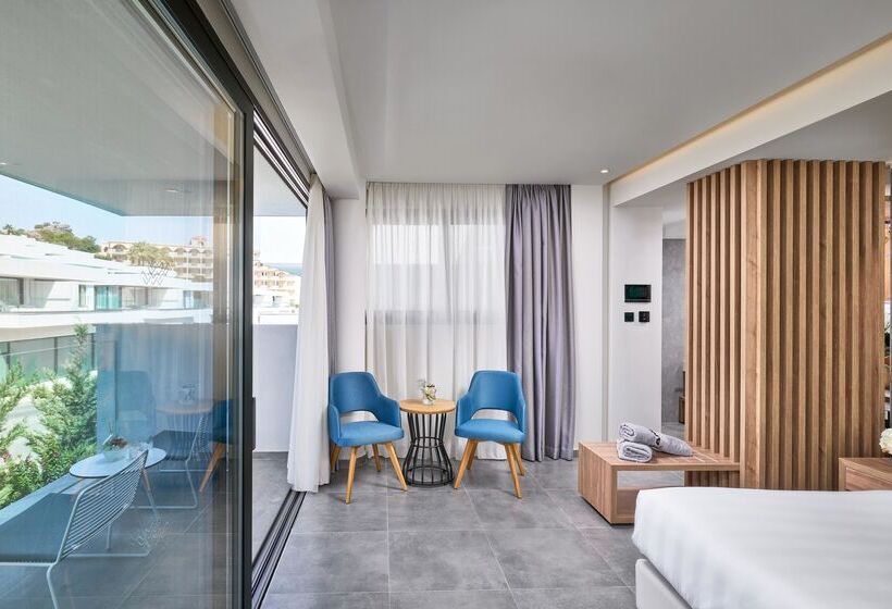 חדר דלוקס נוף לגינה, Lindos Grand Resort & Spa   Adults Only