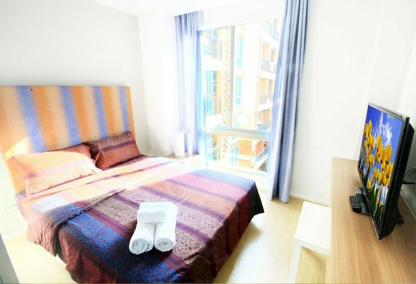 Suite Familiar 2 Quartos, Atlantis Condo And Water Park Pattaya By The Sea