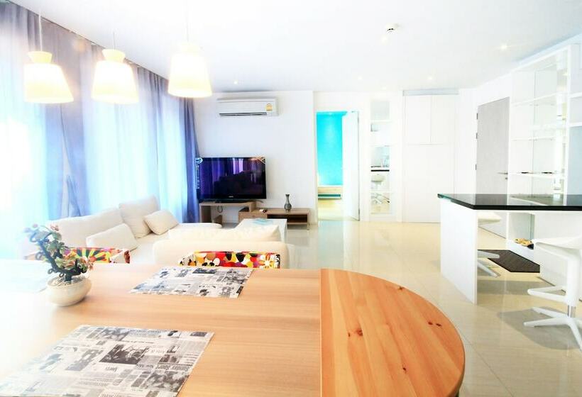 Suite Familiar 2 Quartos, Atlantis Condo And Water Park Pattaya By The Sea