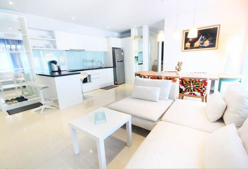 Suite Familiar 2 Quartos, Atlantis Condo And Water Park Pattaya By The Sea