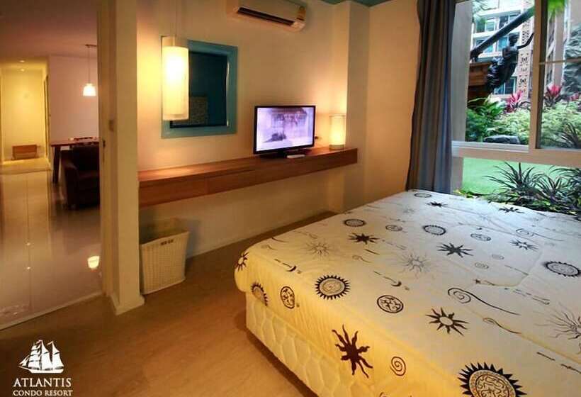 Suite Familiar 2 Quartos, Atlantis Condo And Water Park Pattaya By The Sea