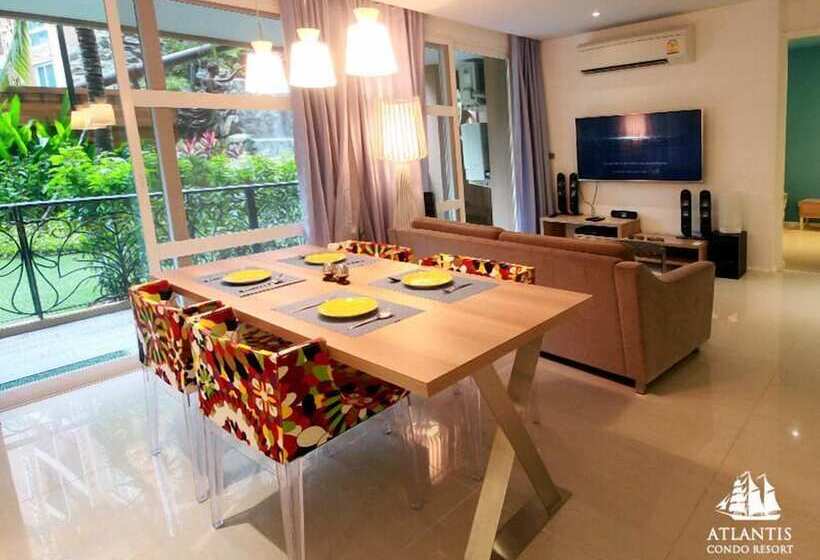 Suite Familiar 2 Quartos, Atlantis Condo And Water Park Pattaya By The Sea