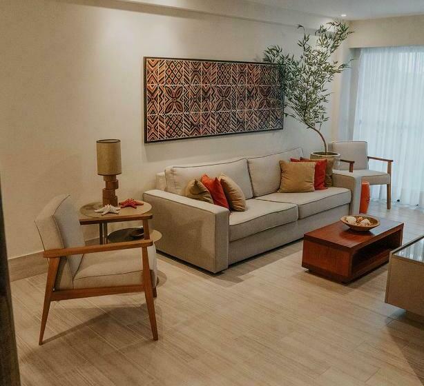 带3个卧室带海景的公寓, Samoa Beach Resort