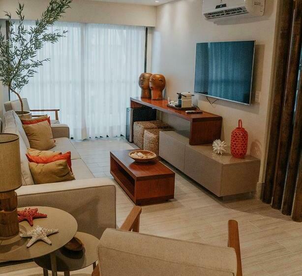 带3个卧室带海景的公寓, Samoa Beach Resort