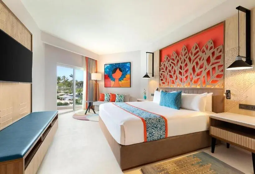 اتاق دلوکس با تخت کینگ و چشم‌انداز, Dreams La Romana All-Inclusive Resort & Spa