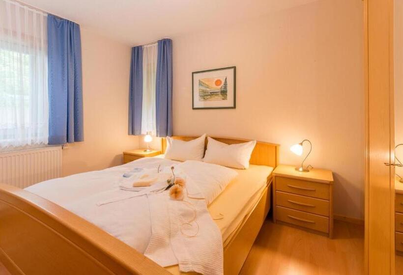 Апартаменты 1 Спальня с Террасой, Haus Vierjahreszeiten