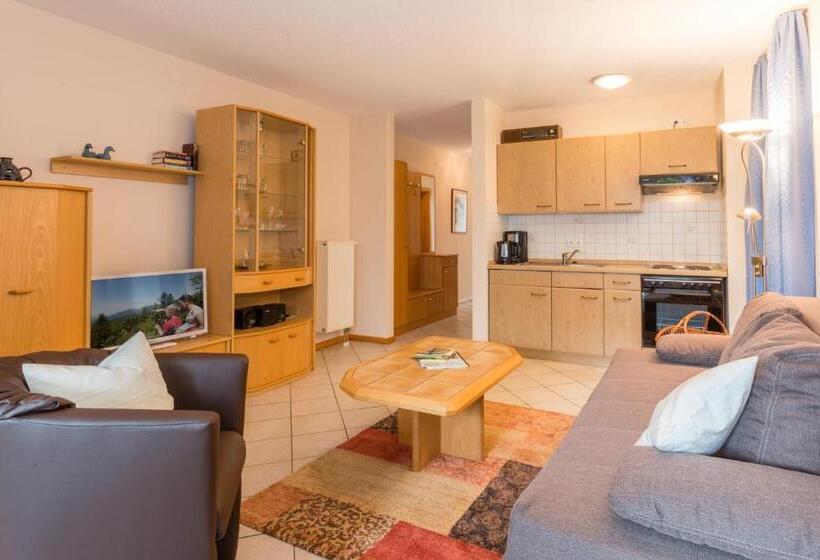 Апартаменты 1 Спальня с Террасой, Haus Vierjahreszeiten