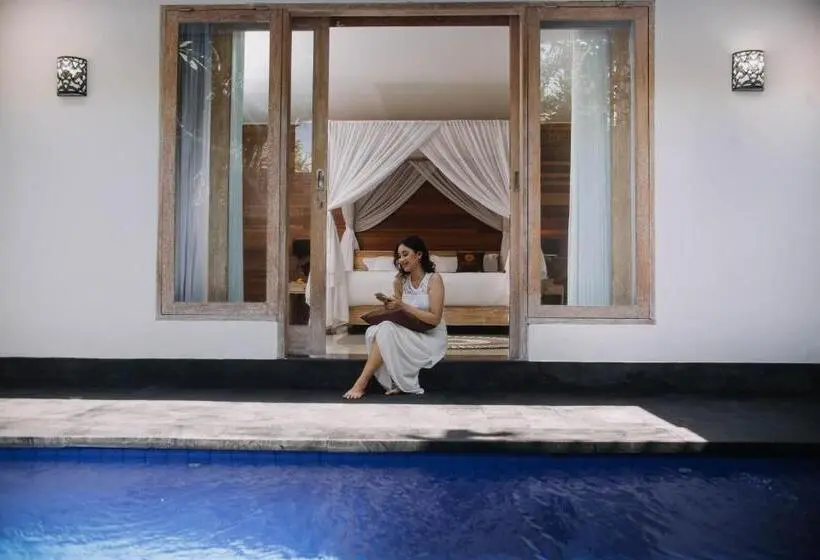 プール付き１ベッドルームヴィラ, Freddies Villas Ubud Bali