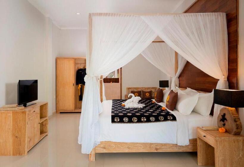 וילה בת 2 חדרי שינה, Freddies Villas Ubud Bali