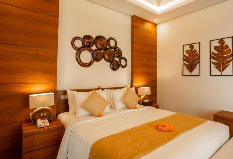 침실 1개 디럭스 빌라, Freddies Villas Ubud Bali