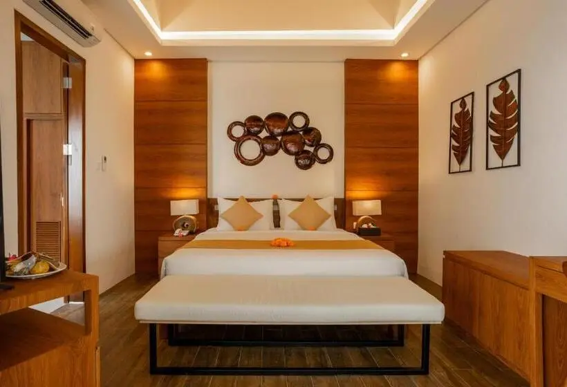 デラックスビラの１ベッドルーム, Freddies Villas Ubud Bali