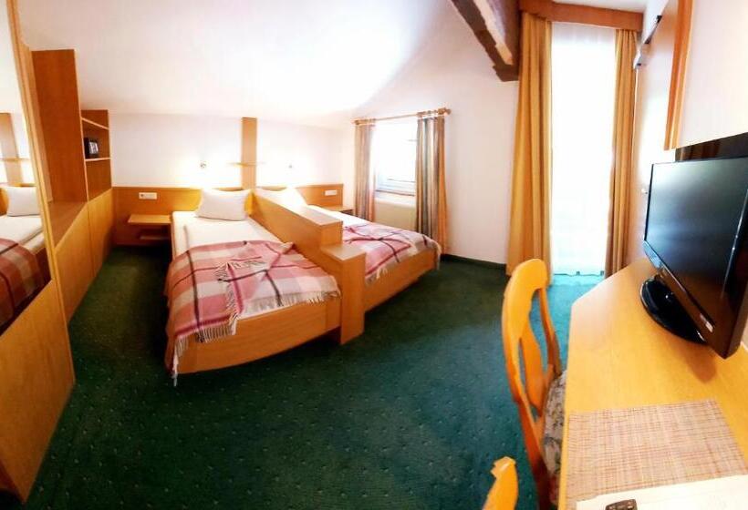 غرفة قياسية فردية مزودة بشُرفة, Apart Pension Oberreiter