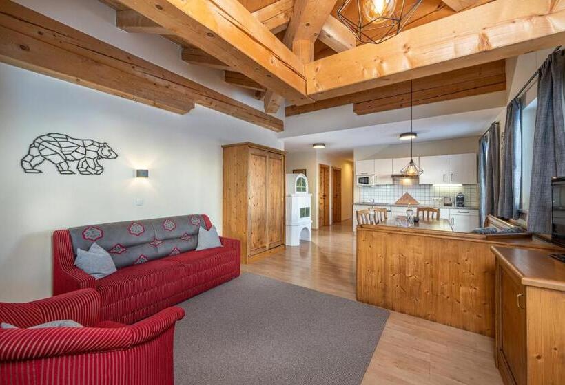 דירת שלושה חדרים, Appartement & Suiten Hotel Glöcknerin