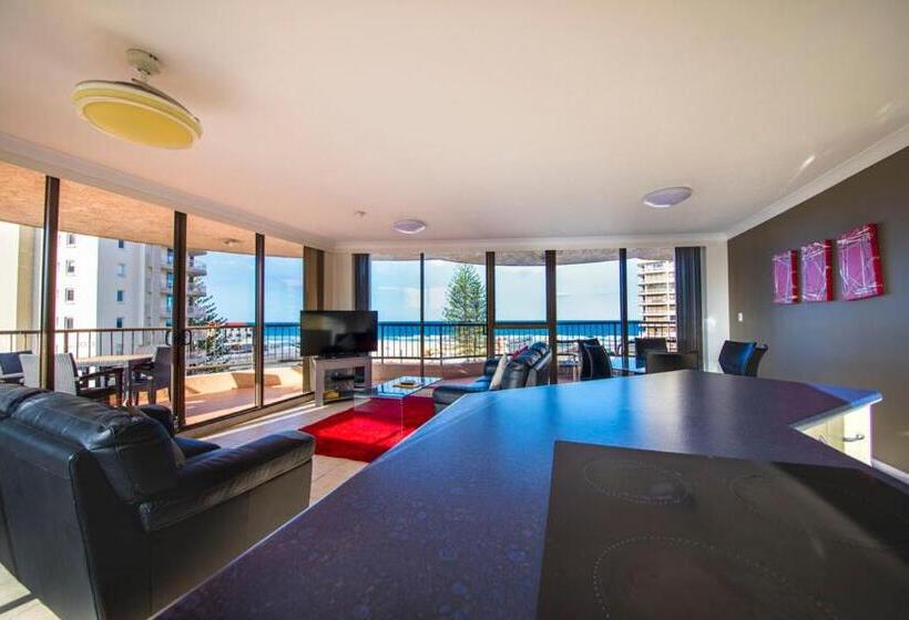 Апартаменты Deluxe 2 Спальни Вид на Море, Warringa Surf Holiday Apartments
